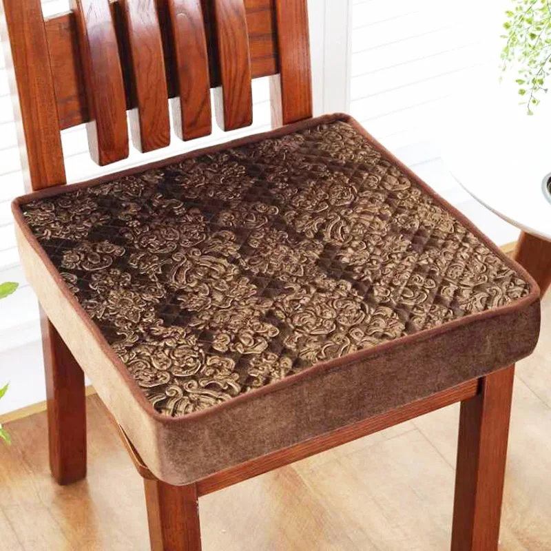 

1 Piece Square Seat Cushion Thickened Dining Chair Cushion Sponge Sitting Pad Printed Seat Mat Pad Soft Pillow For Office Chair