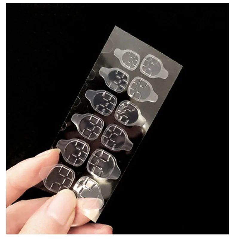 Модные накладные ногти на шпильках острые конфетно красные для ежедневного