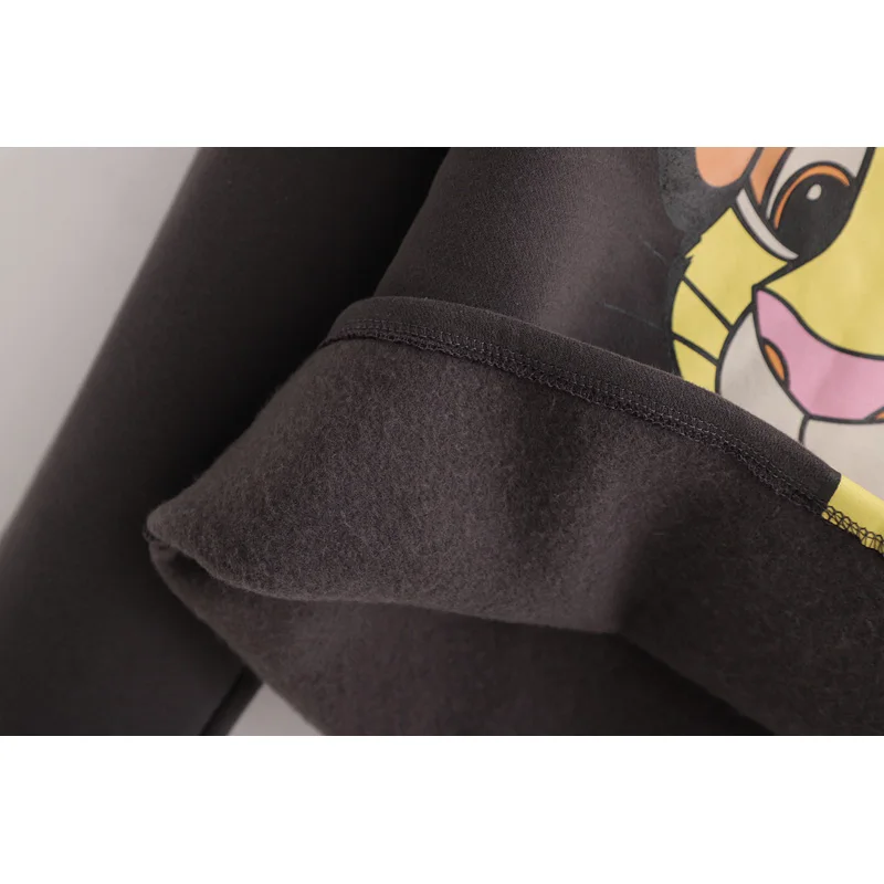 Za 2019 модная женская толстовка коричневого цвета из хлопка с рисунком короля льва