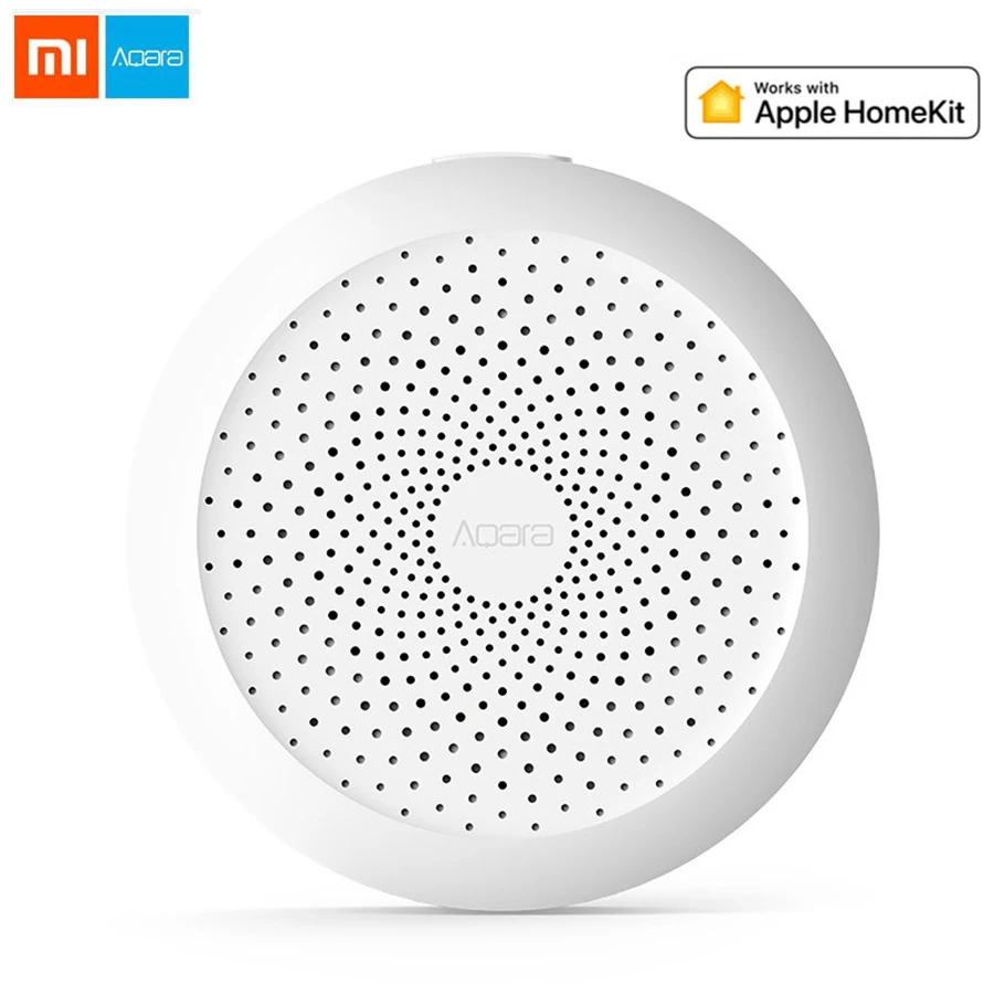 Xiao mi jia Aqara концентратор mi Gateway с RGB светодиодный ночной Светильник Smart work с Apple Homekit mi home App Smart Home