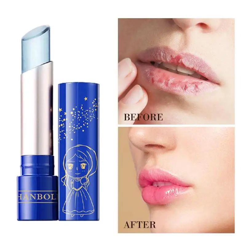 

1pcs Gold Leaf Jelly Moisturize Lipstick Makeup Temperature Color Change Lip Balm Long-lasting Nourish Lips Care Women cosmetic