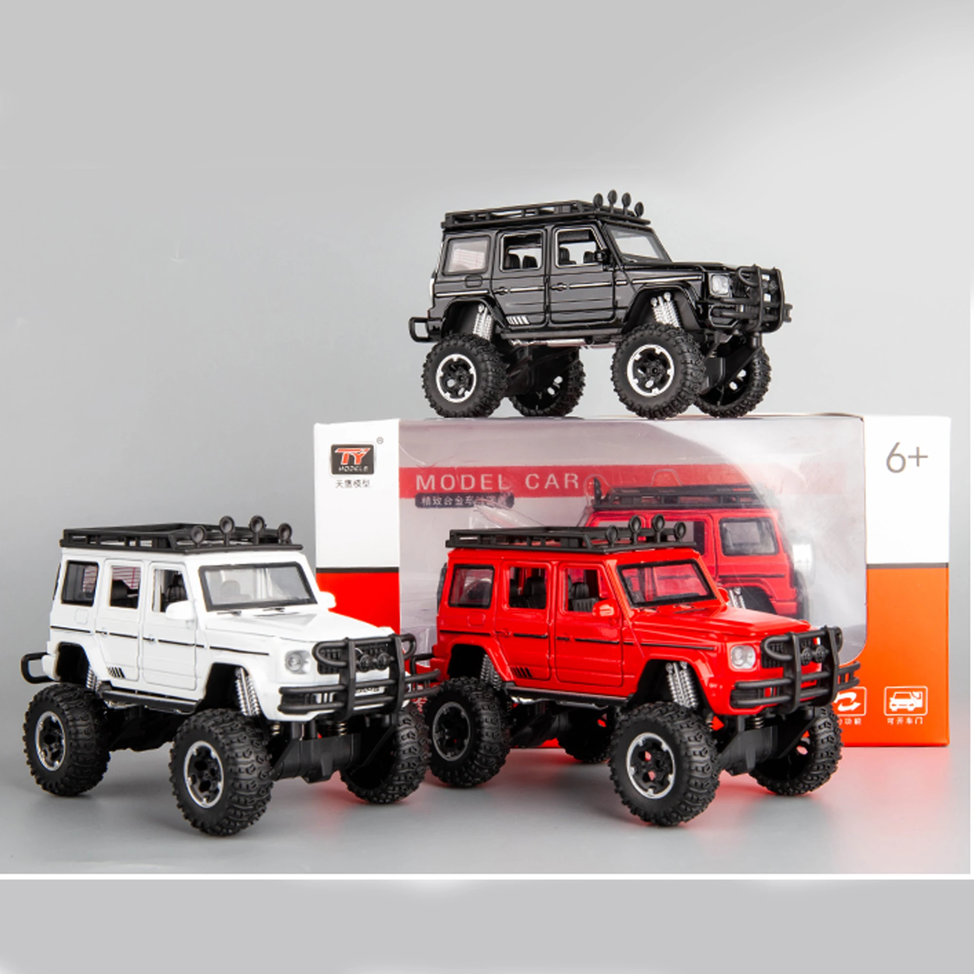 1:32 литой металлический Mercedes G63 внедорожник модель автомобиля SUV G 63 6X6 колеса детские игрушки vw модель Томас и Друзья blaze