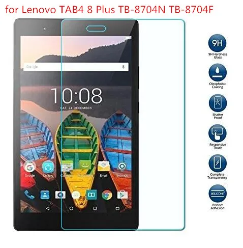 Новинка прозрачное закаленное стекло 9H для Lenovo Tab 4 8 10 Plus Защита экрана дюймов 1