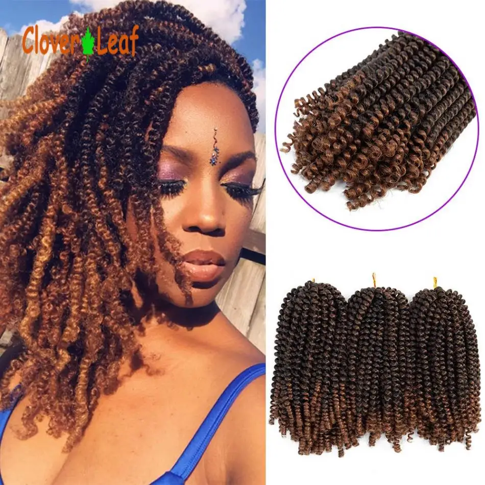 Hair Extension For Braids Locks Crochet Spring Twist 3pack 6pack 9pack Kanekalon hair goddess faux locs crochet 1b Grey |