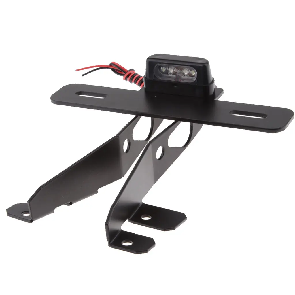 

License Plate Frame Holder LED License Illumination Lamp for Yamaha TMAX530