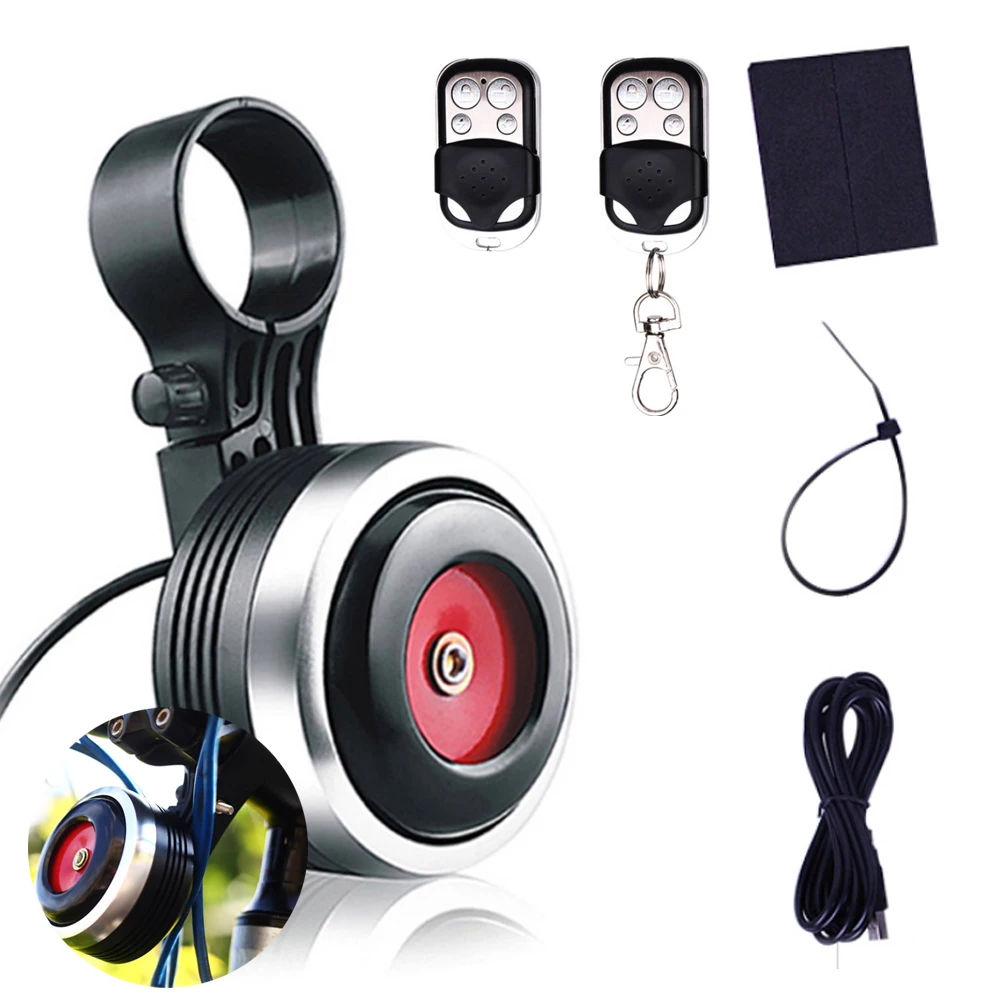 Звонок велосипедный с USB зарядкой и защитой от кражи 1300 мАч|Велосипедный звонок| |