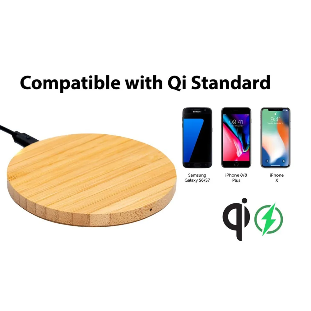 

10W Wireless Charger With Certificate Qi Compatible With iPhone 11 12 Mini Pro Max SE 2020 Samsung Galaxy S20 AirPods Pro