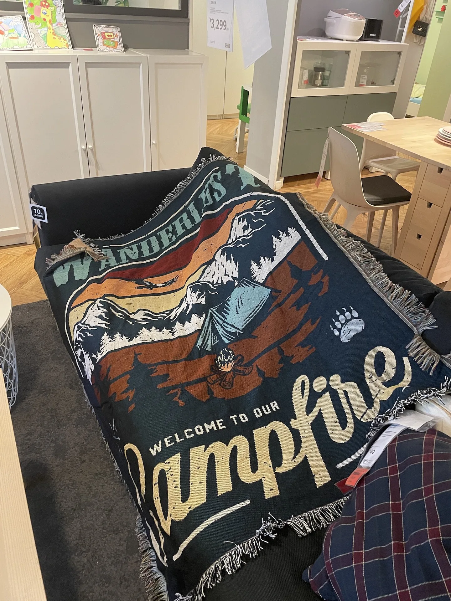 Горная палатка-одеяло для отдыха на природе настенный гобелен художественный