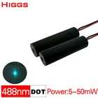 488nm 5 мВт 20 мВт 50 мВт точка лазерного модуля с источником питания от постоянного тока, 6 в, белый, голубой, светло-голубой светильник медицинское оборудование устройства МОДУЛЬ адаптируемые под требования заказчика