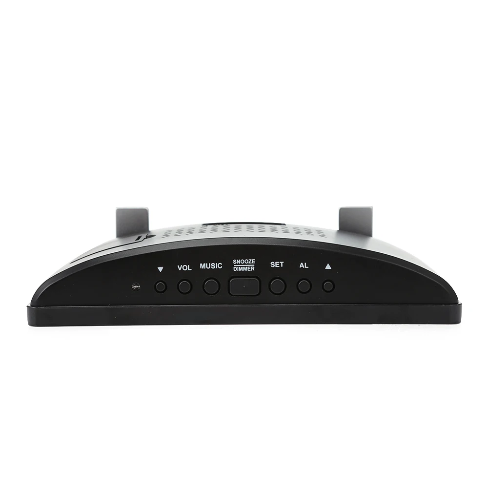 Светодиодный цифровой будильник с usb-портом для подзарядки функция повтора