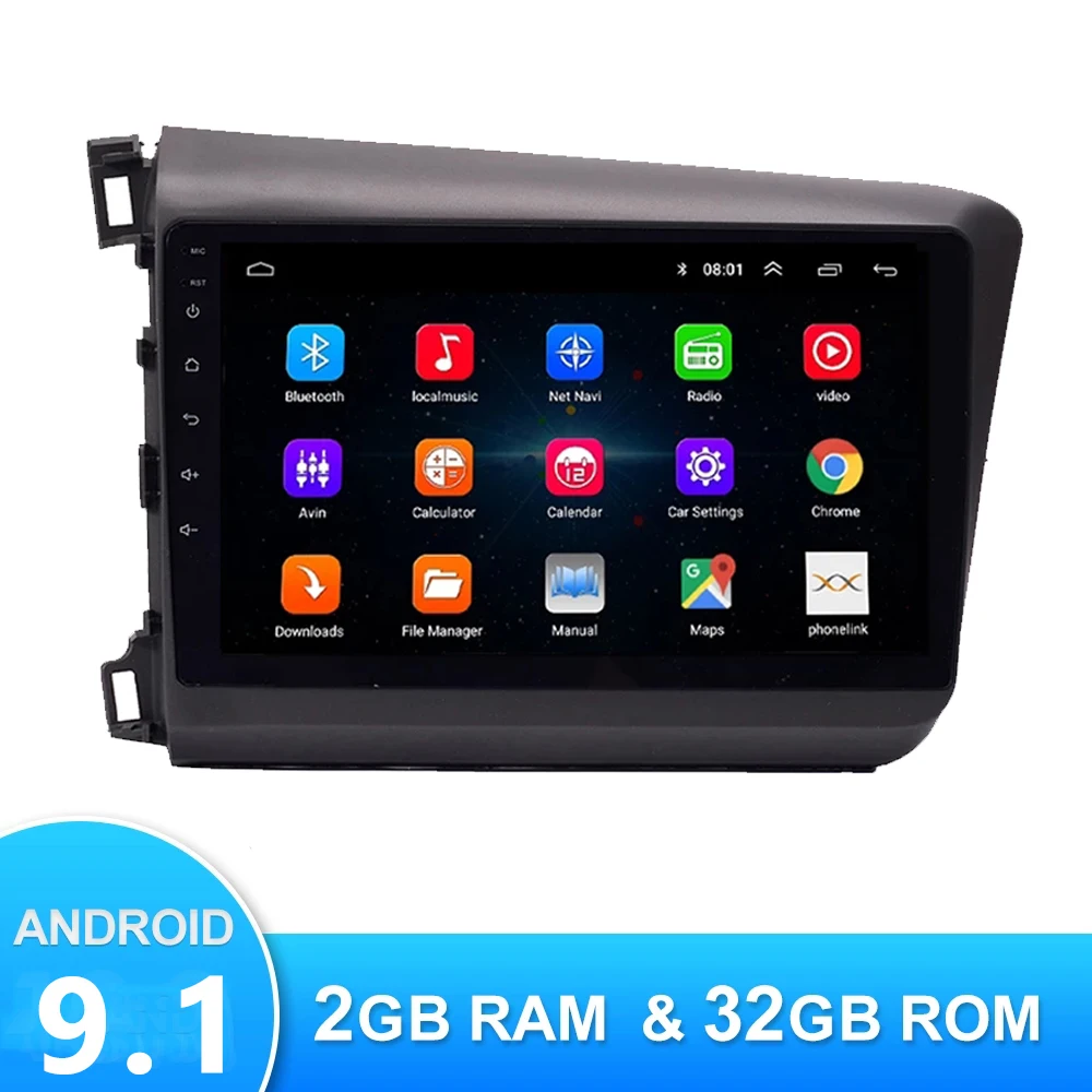 Автомобильное радио JOYINCAR 9 дюймов Android 1 стерео аудио GPS навигация головное