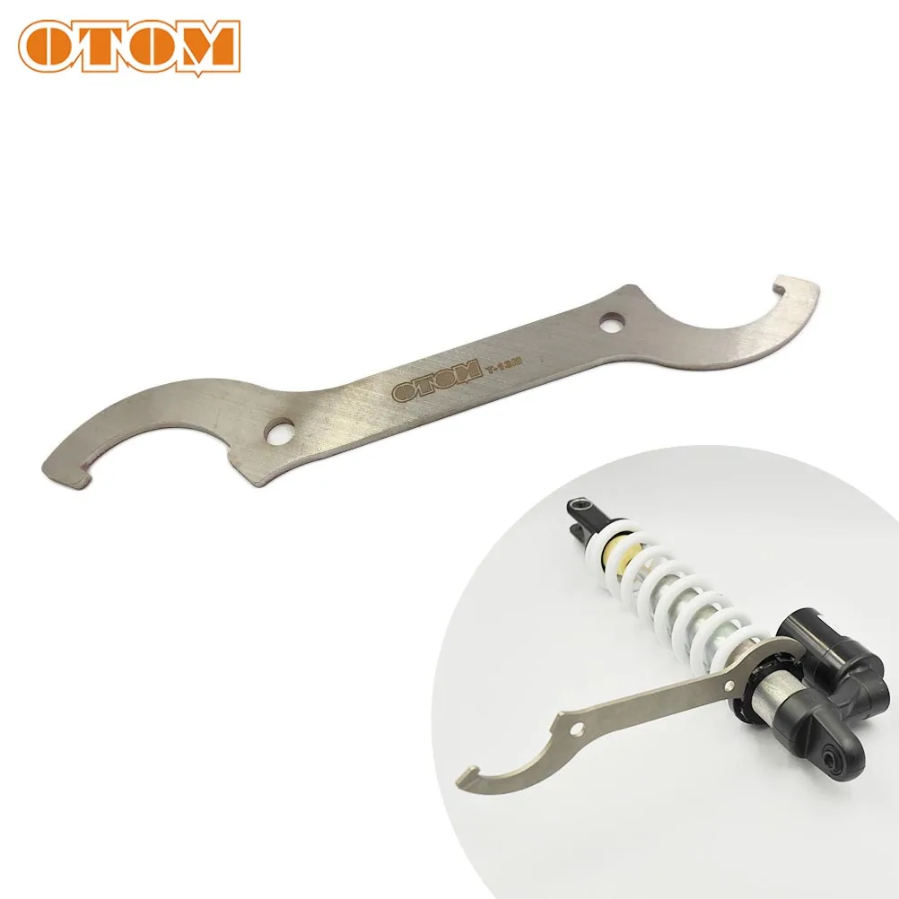 

OTOM Wrench For Rear Shock Absorber Universal Stainless Steel Hook Spanner For KTM Honda Kawasaki Suzuki Yamaha CRF RMZ One Pcs