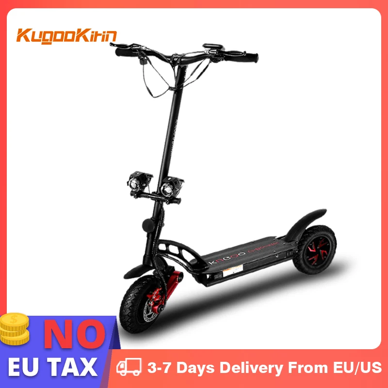 

Kugookirin G-Booster Электрический скутер для взрослых 800 Вт двойной мотор мощный самокат диапазон 85 км Электрический Ховерборд