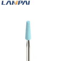 lanpai 1pc dental polishing hp bur holder ceramics diamond grinder for zirconia porcelain for lab teeth tools