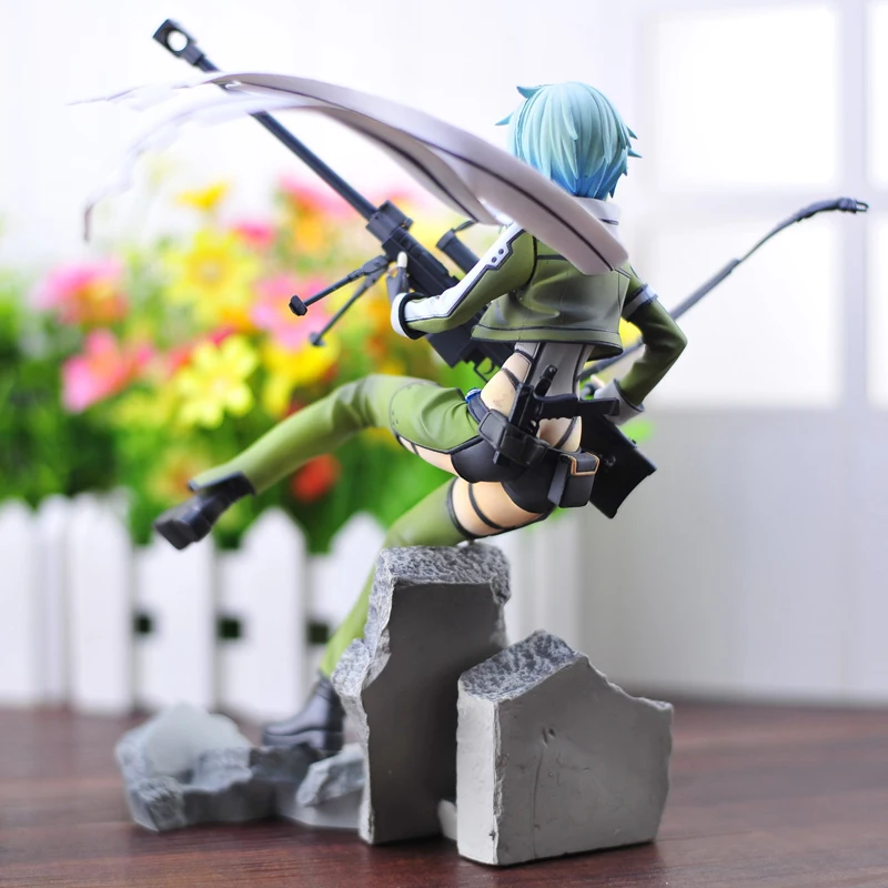 Аниме САО ГГО фантомная пуля Синон экшн-фигурка меч арт онлайн Асуна фигурка ПВХ