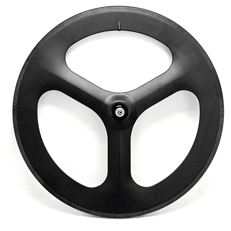 Полностью углеродное 700c 3 spoke колесо клинчеры или трубчатые фиксированные
