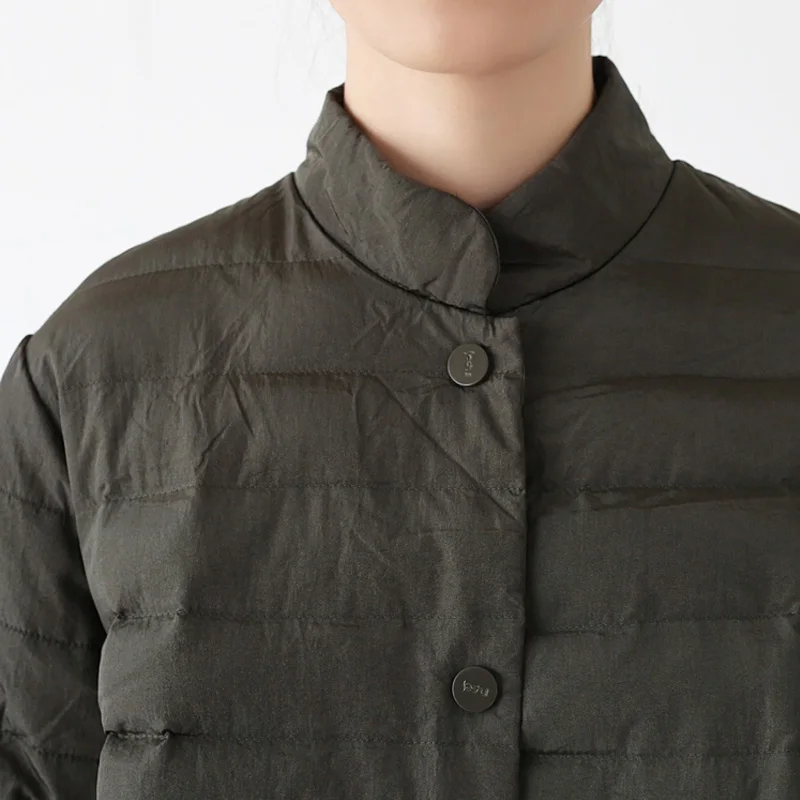 Женская парка с длинным рукавом Johnature винтажная свободная карманами и пуговицами