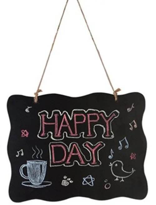 Креативный магазин украшение для визиток деревянная бижутерия двусторонняя