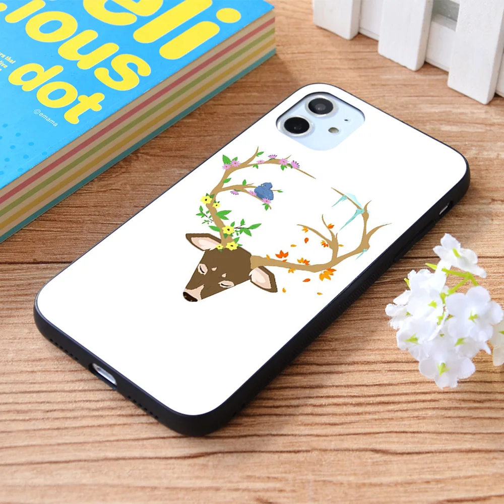 

For iPhone Seasons Change Soft TPU border Apple iPhone Case