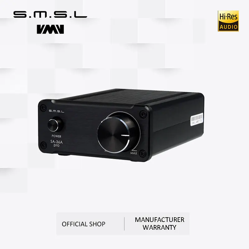 SMSL SA-36A Pro AMP HIFI большая мощность цифровой встроенный Tripath стерео усилитель с 12 В 3.8A адаптер питания черный, серебристый, золотой