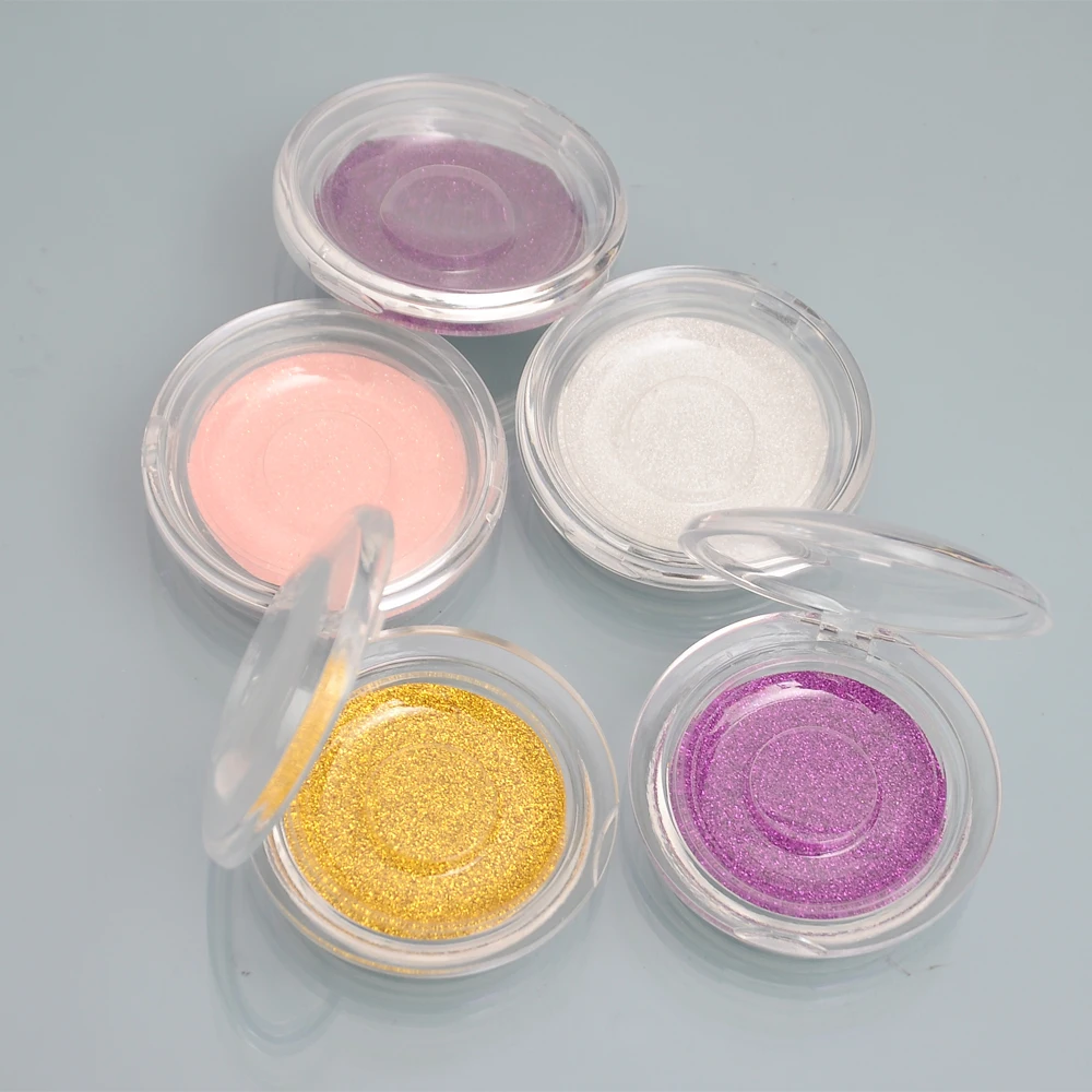 Круглая коробка для ресниц 10 шт./упак. оптовая продажа накладных упаковочная