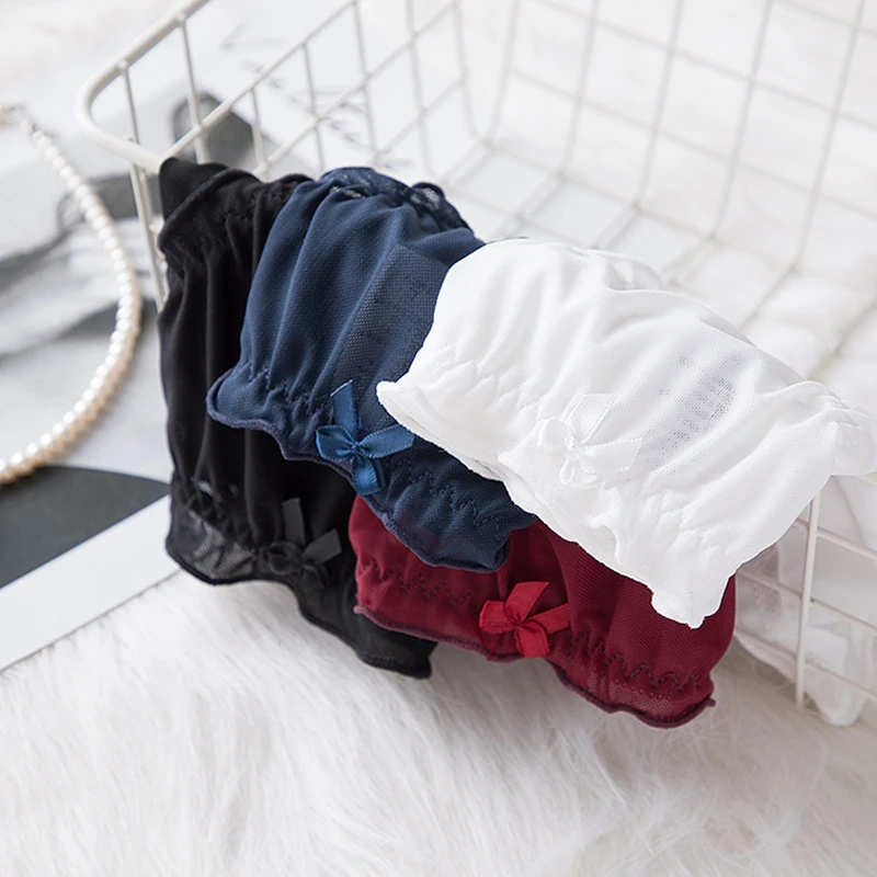 3 шт. женские кружевные трусики с низкой посадкой | Женская одежда