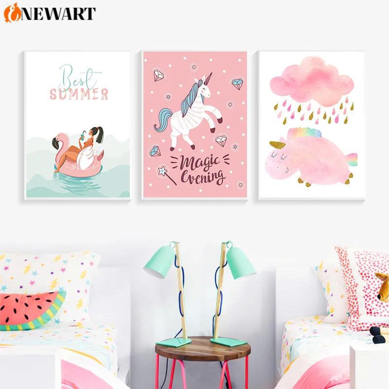 Картина для детской комнаты в скандинавском стиле декоративный плакат спальни