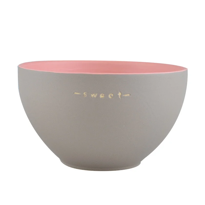 Миска для еды Бытовая одинарная маленькая чаша Корейская Милая миска в форме