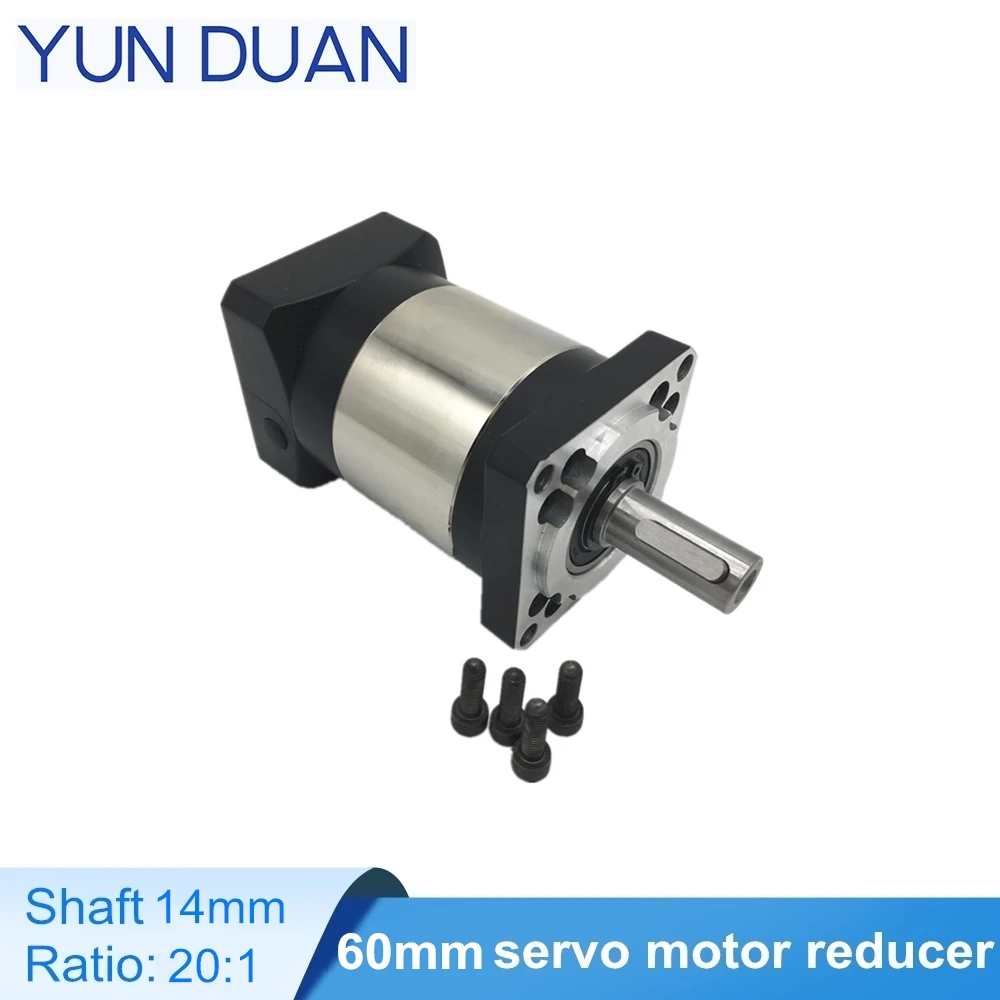 Соотношение 20:1 коробка передач 60 мм Серводвигатель Планетарная точность 12 arcmin