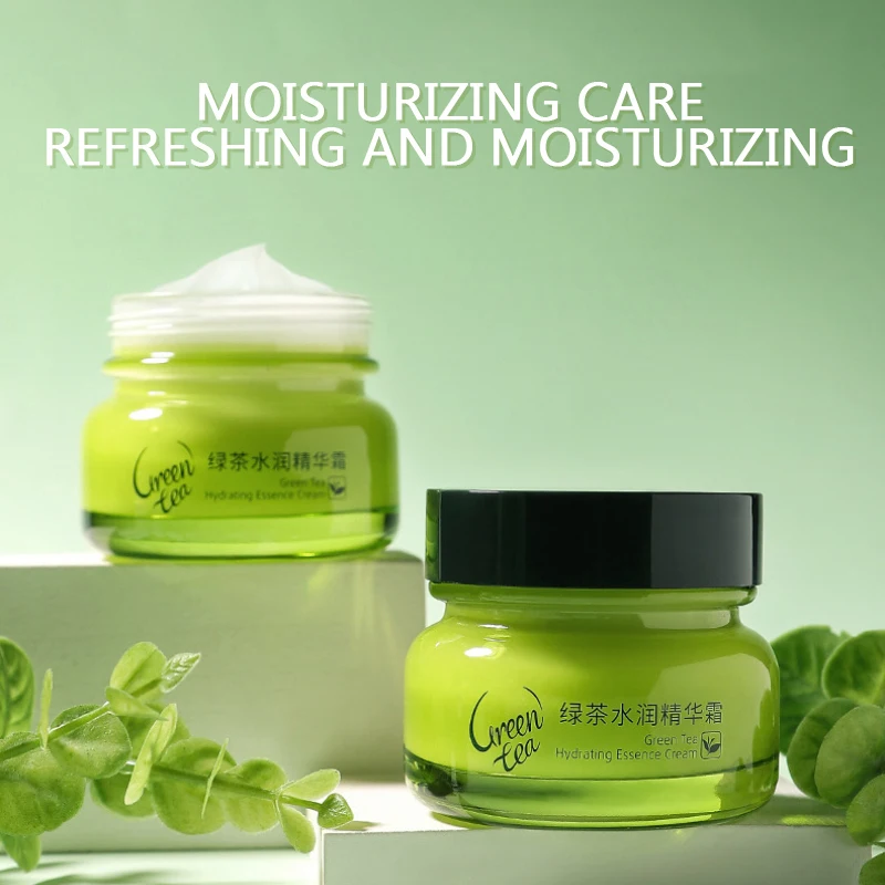 

Green Tea Facial Cream Hydrating Moisturizing Oil Contro Anti Aging Wrinkle Whitening Skin Care Smooth Ointment Skin Care TSLM1