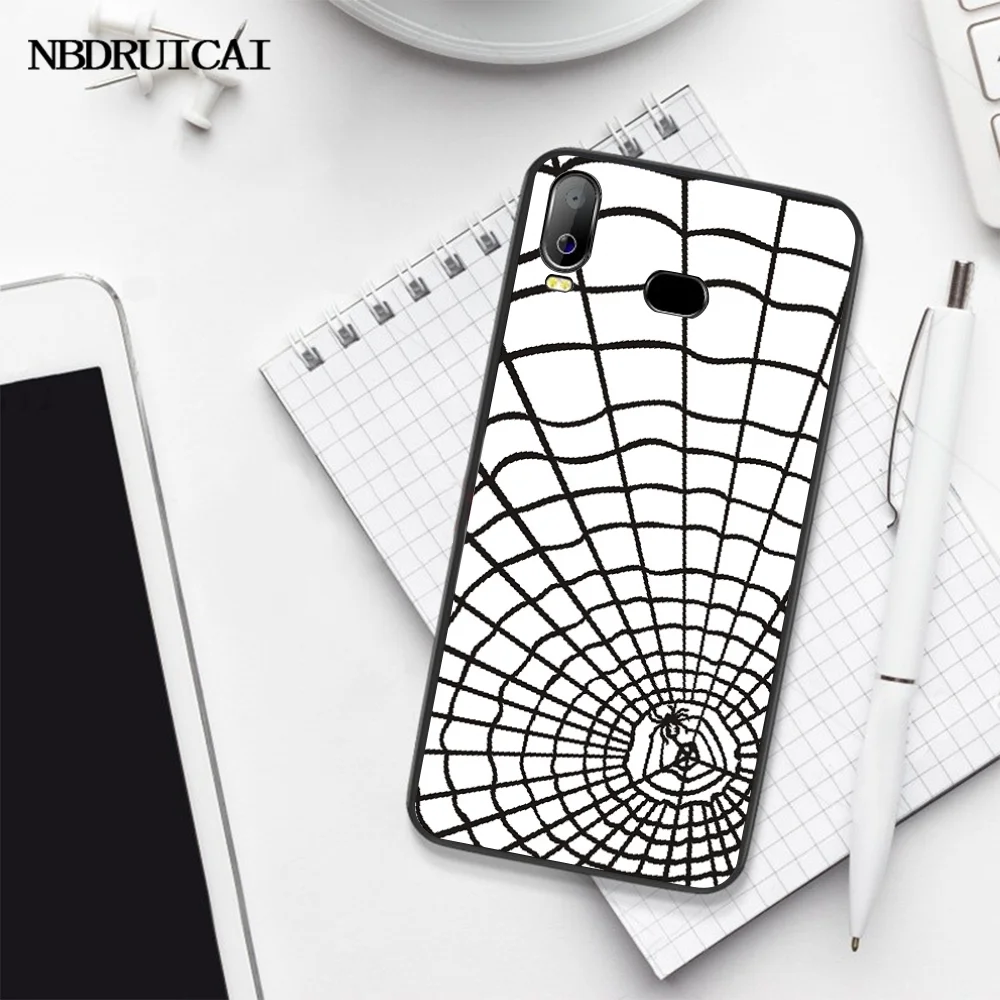 NBDRUICAI черно-белая полоса черный ТПУ мягкий резиновый чехол для телефона Samsung A10 A20