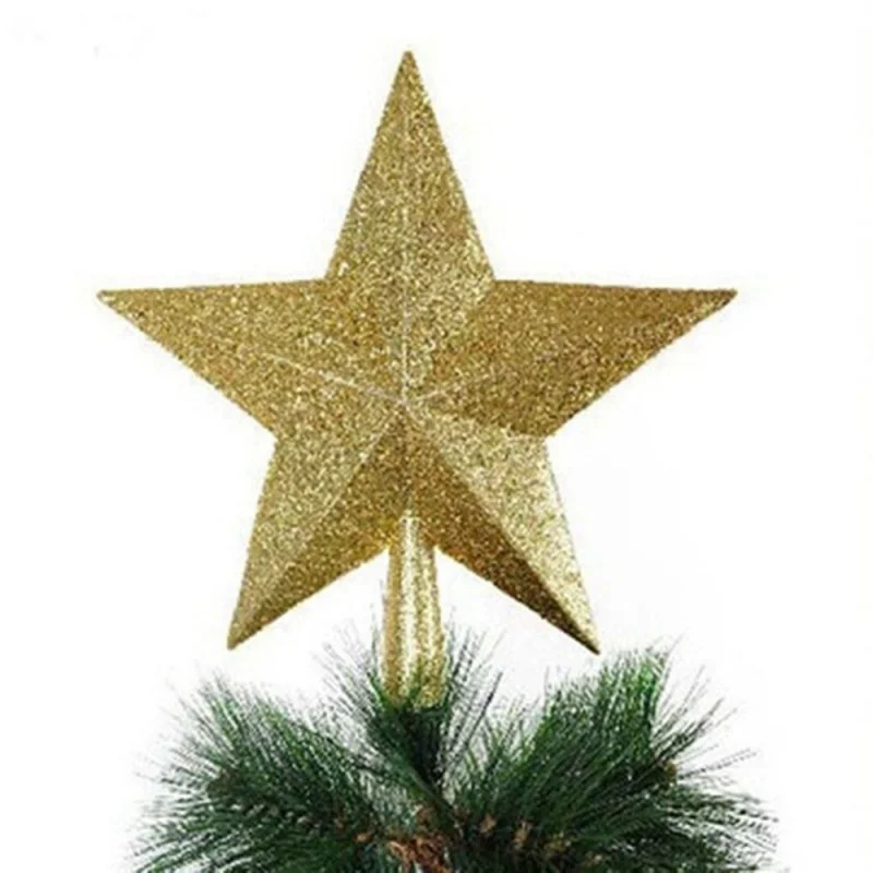 

Christmas Decorations Christmas Tree Top Star Five-Pointed Star Pendant Ornament For Christmas Tree Topper Decor Supplies