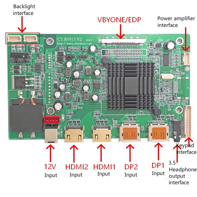 Плата привода 4K HDR EDP VBO 2K 144 Гц ЖК диск Board | Бытовая техника