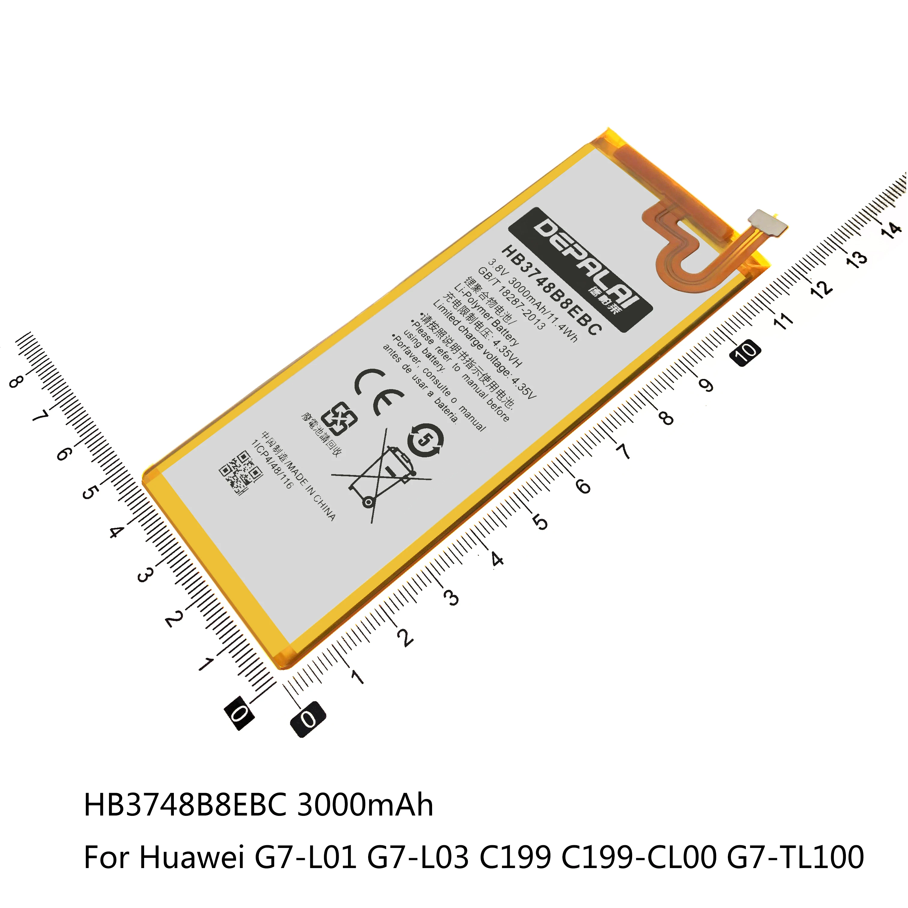HB3748B8EBC HB396481EBC HB376787ECW Аккумулятор для Huawei G7 L03 C199 G7Plus honor5X G8 G8X HonorV8 UL00/TL00/AL00