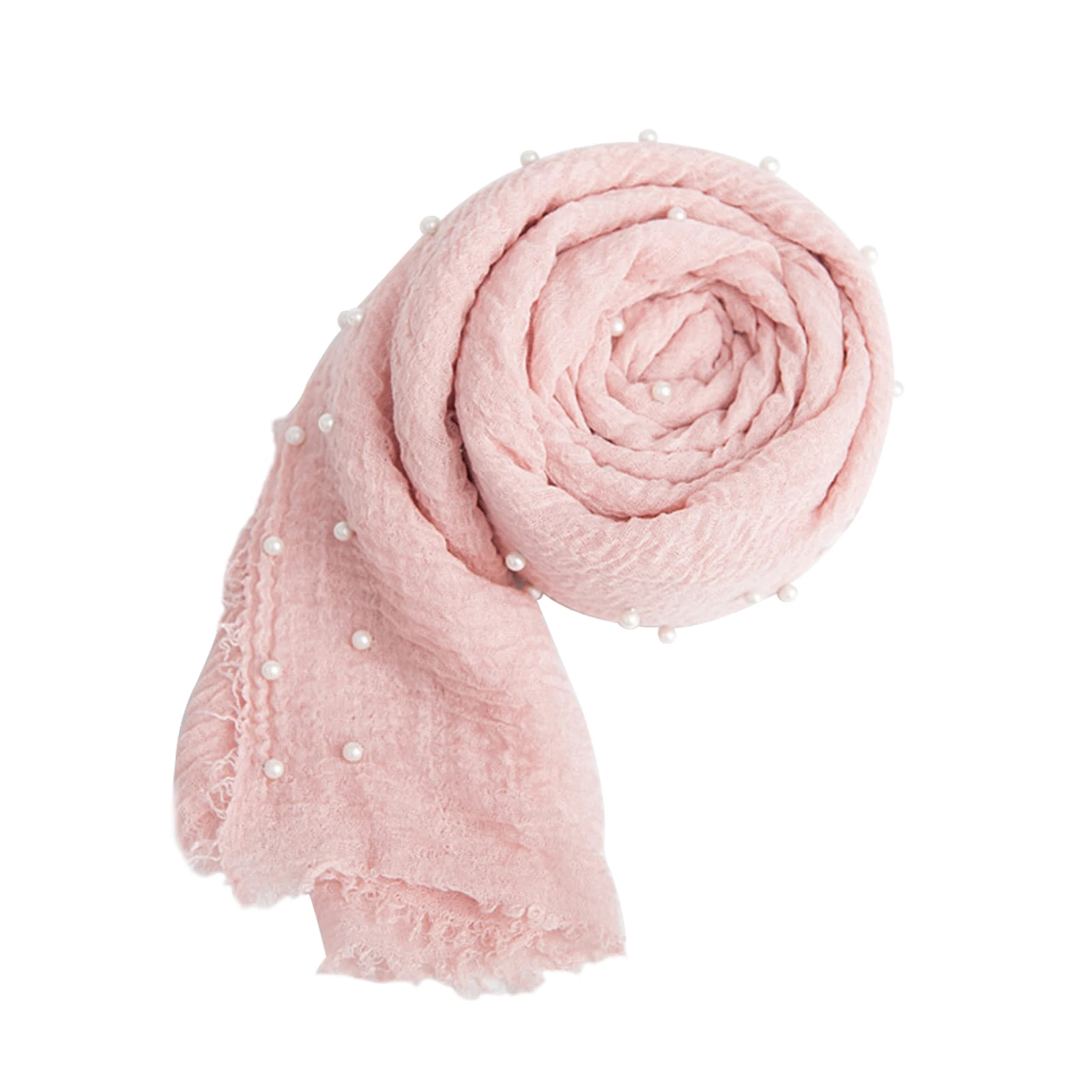 

Boys Girls Handmade Soft Shower Gift Easy Clean Cotton Blend Washable Photo Prop Pearl Decor Outfit Newborn Photography Wrap