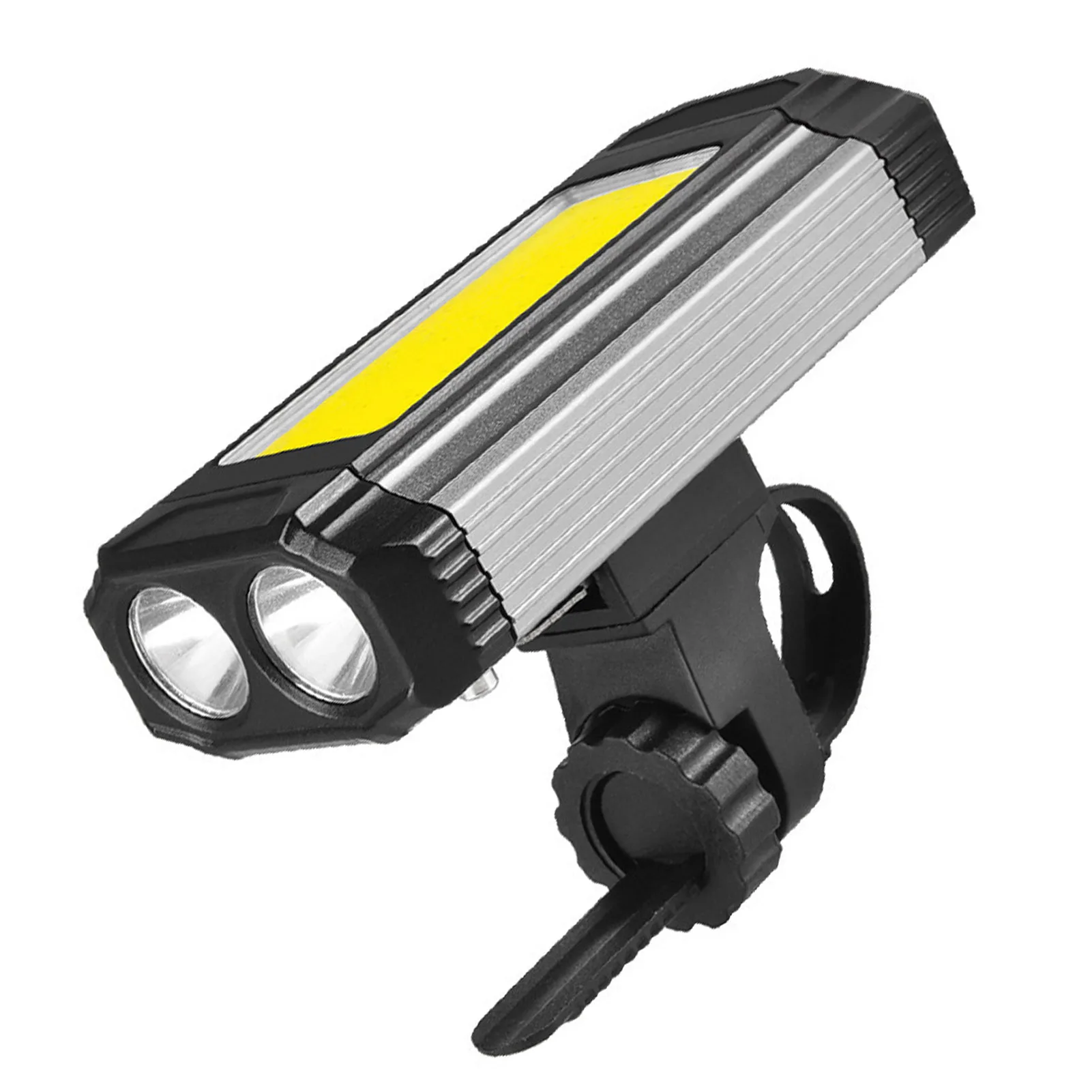

Bike Front Headlight USB Rechargeable Bike Light Waterproof 5 Levels Bright Front Light With Power Bank For Bike Accessories