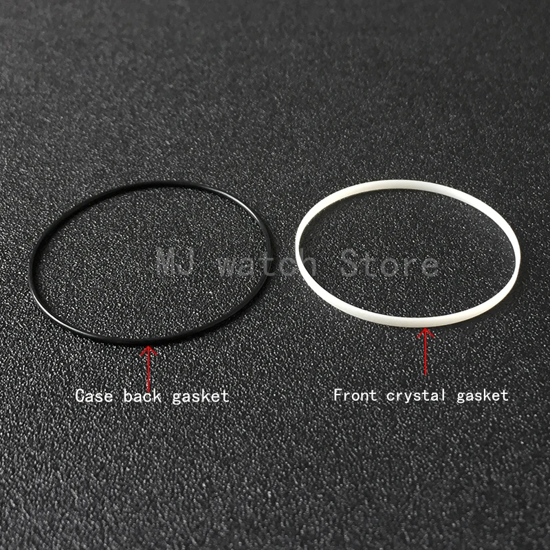 Черно-белая прокладка для часов чехол задняя и Передняя прозрачная пластиковые