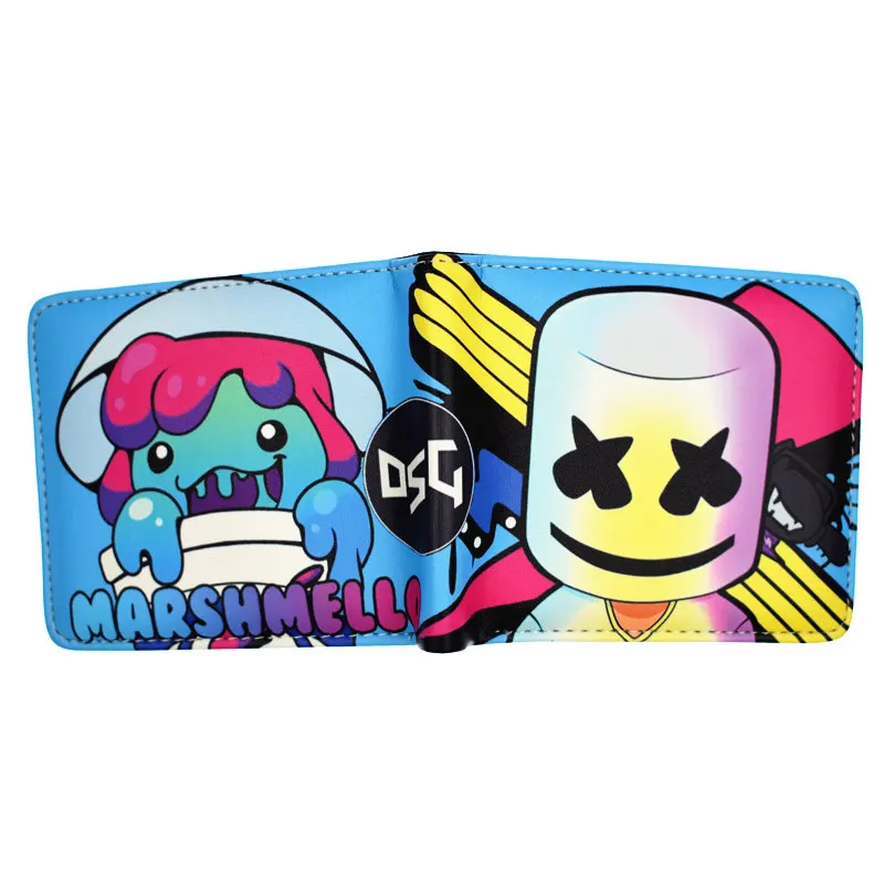 Новое поступление DJ Marshmallow кошелек мужской короткий кошелек крутой дизайн мужские кошельки с карманом для монет