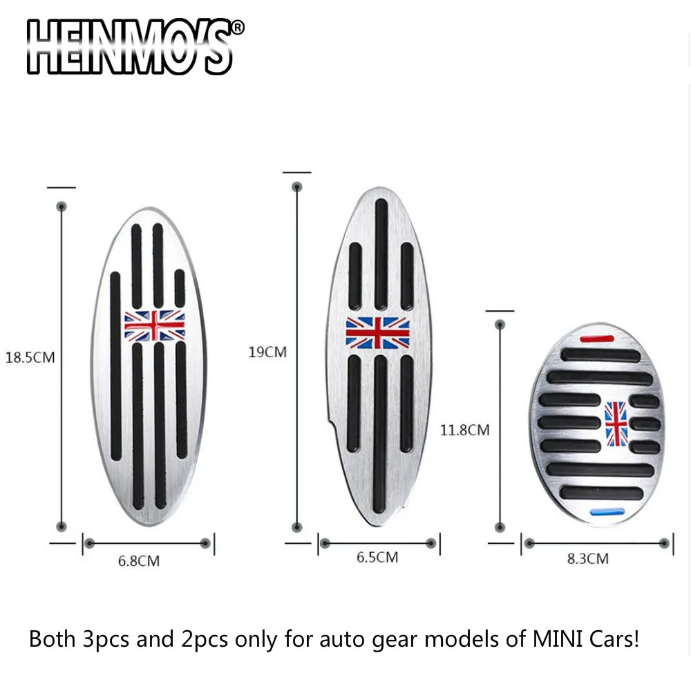 2/3 шт. наклейки на педали для ног Mini Cooper One + S R50 R53 R55 R56 R60 R61 F55 F56 F54 F60|Наклейки салона