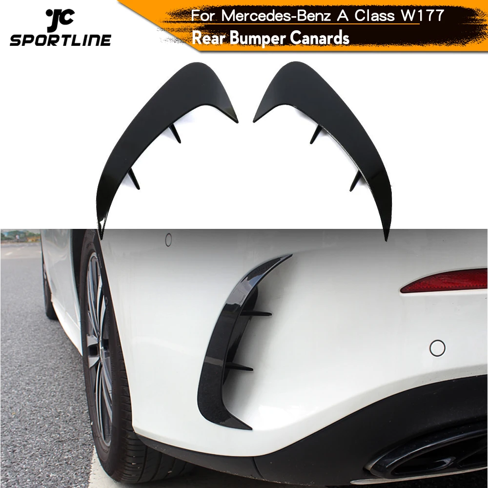Задний бампер вентиляционное отверстие отделка Canards для Mercedes-Benz A класс W177 A180 A200