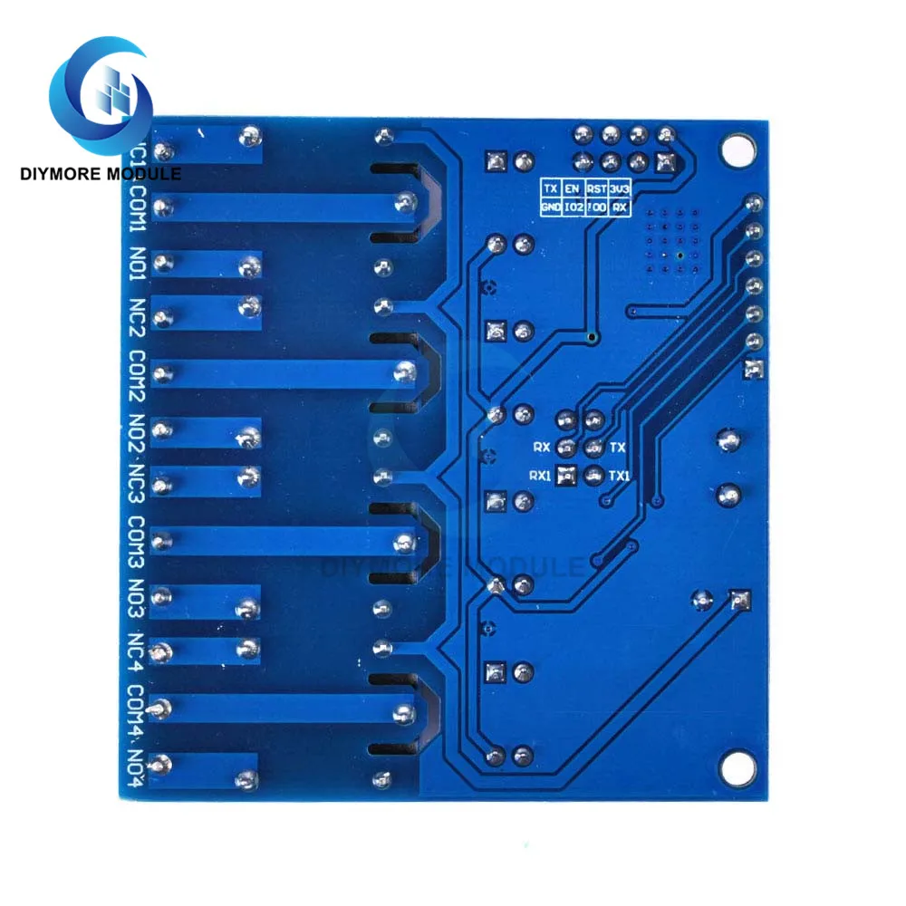 DC 12V реле Wi Fi модуль 4 канала ESP8266 ESP 01 Беспроводной плате с помощью приложения на