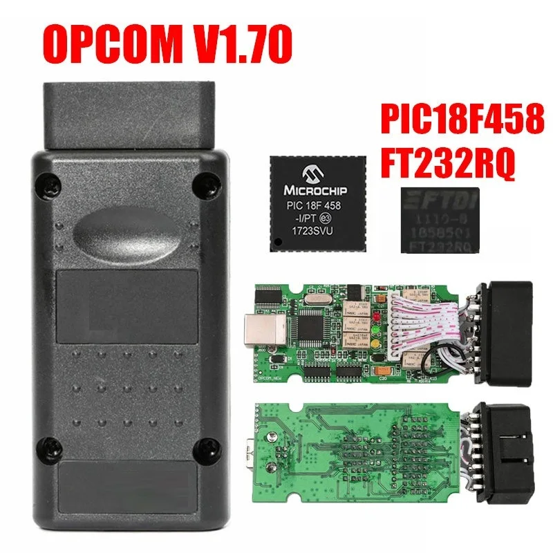 OP COM OBD2 сканер V1.99/V1.95/V1.70 для Opel OPCOM 1 99 Авто диагностический инструмент с PIC18F458 FT232RL