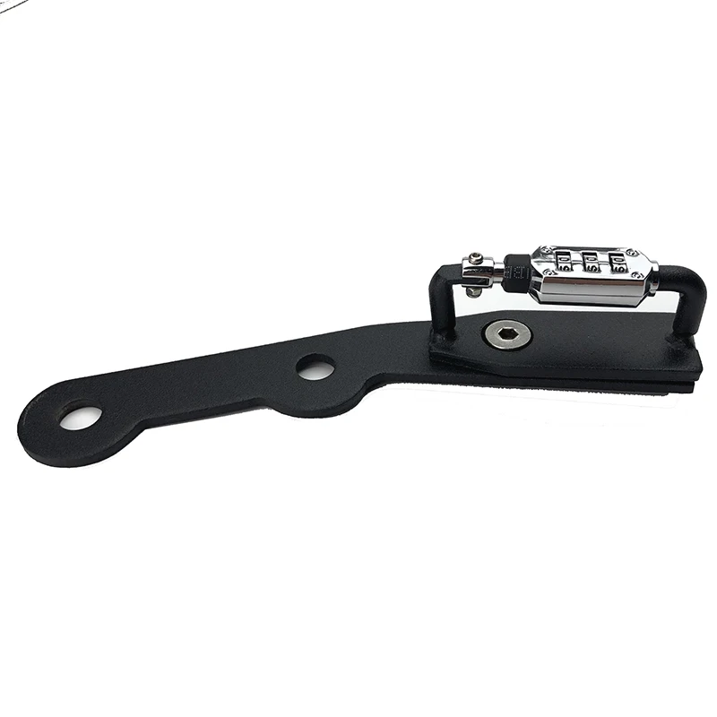 Мотоциклетный шлем с замком и паролем черная боковая защита от кражи подходит