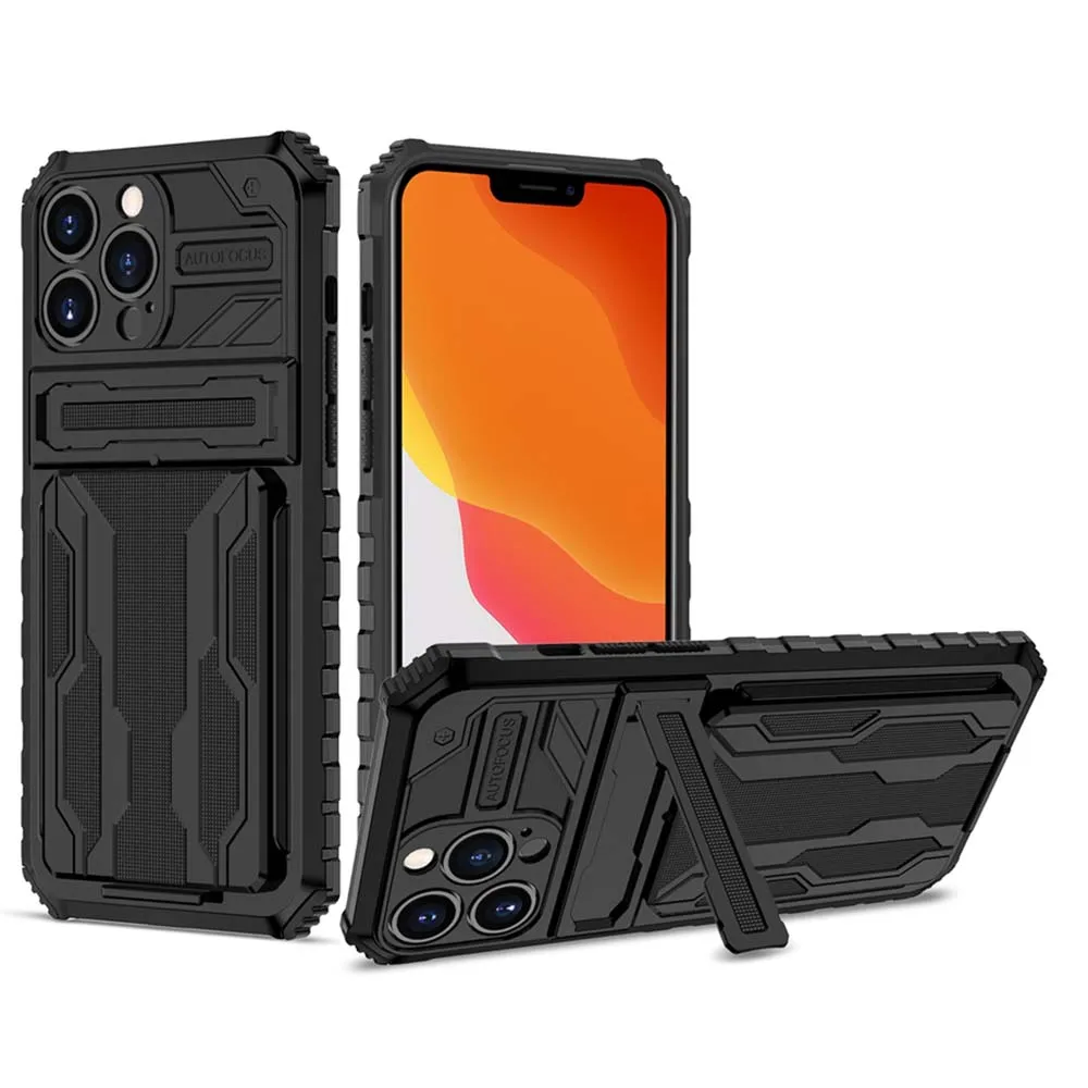 

Shockproof Armor Case For iPhone 11 13 12 Pro Max Mini 7 8 Plus SE 2020 Whit Holder Magnetic Protective Cover PHONE SMARTPHON