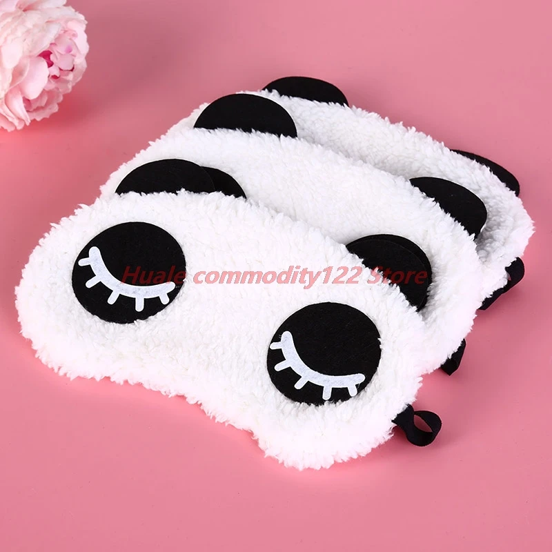 

New New 1/2pcs Cute Panda Sleeping Face Eye Mask Blindfold Eyeshade Traveling Sleep Eye Aid Health Care Wholesale Drop Shipping