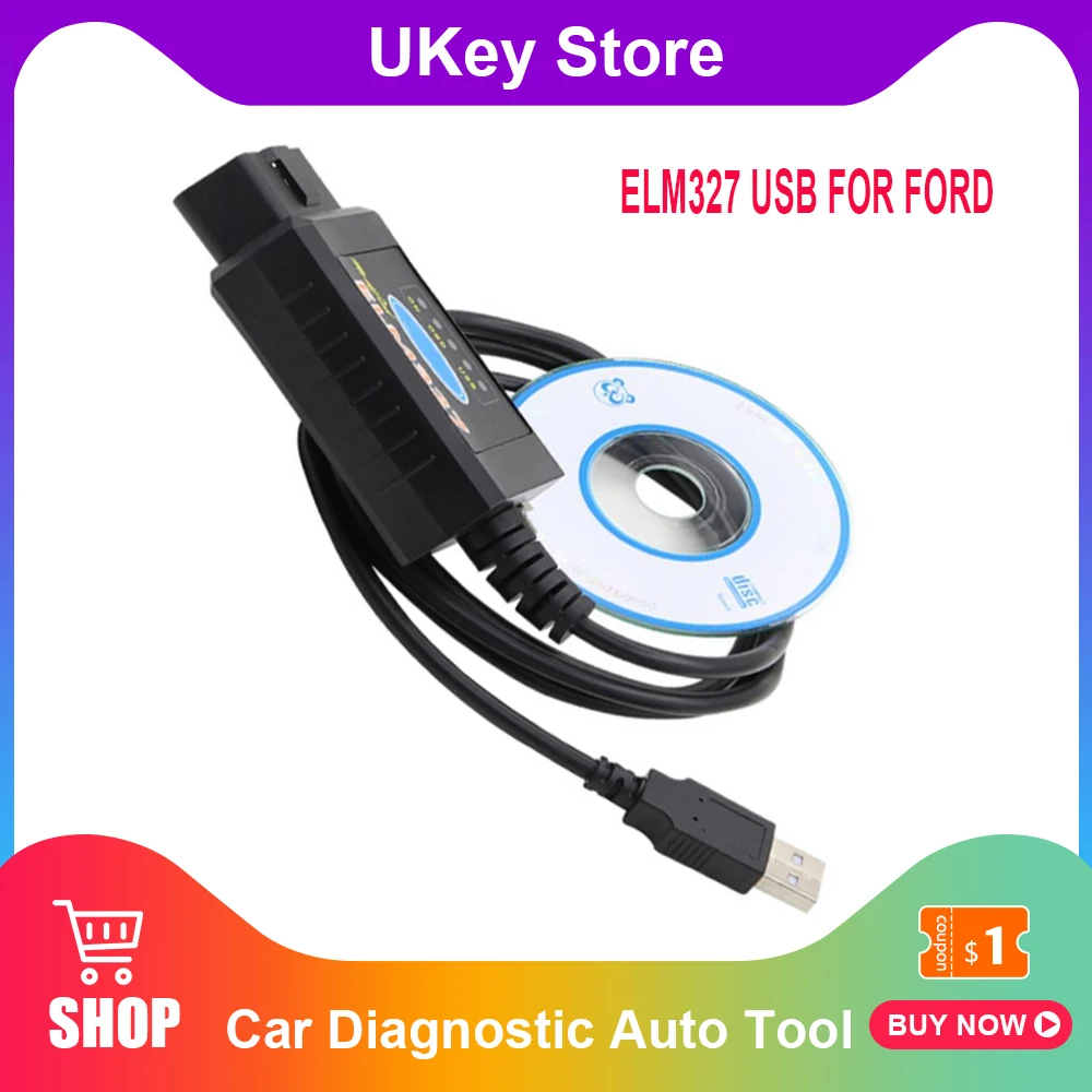 

ELM327 USB FOR FORD for Mazda for Lincoln and for Mercury vehicles with Switch OBD2 Auto Car Diagnostic Tool OBDII Connector