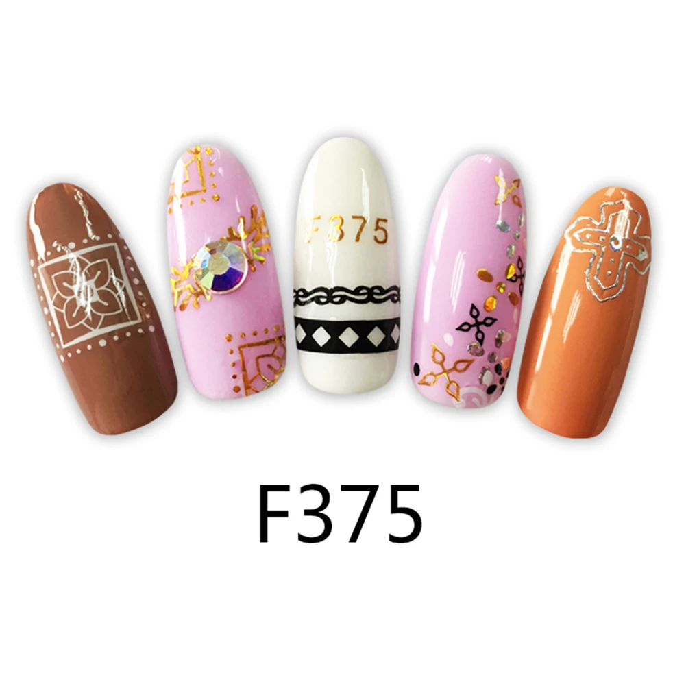 Изысканные наклейки для дизайна ногтей стикеры салона красоты самостоятельного