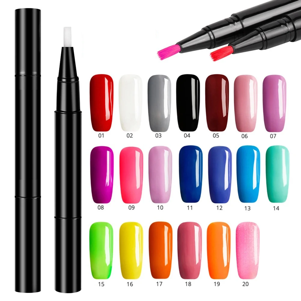 3 в 1 удобный Гель лак для ногтей Карандаш Один Шаг не требуется верхняя база