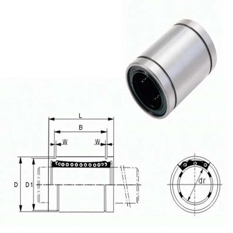 High quality 10 PCS LM5UU LM5 5mm Linear Ball Bearings Bush Bushing 5x10x15mm Steel Super Bright CNC actory Direct | Обустройство