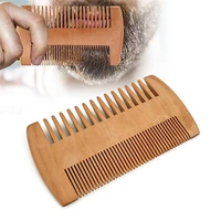 1pc natural wood hair brush comb soft massage comb for men beard care anti static hair styling brush comb portable styling tools
